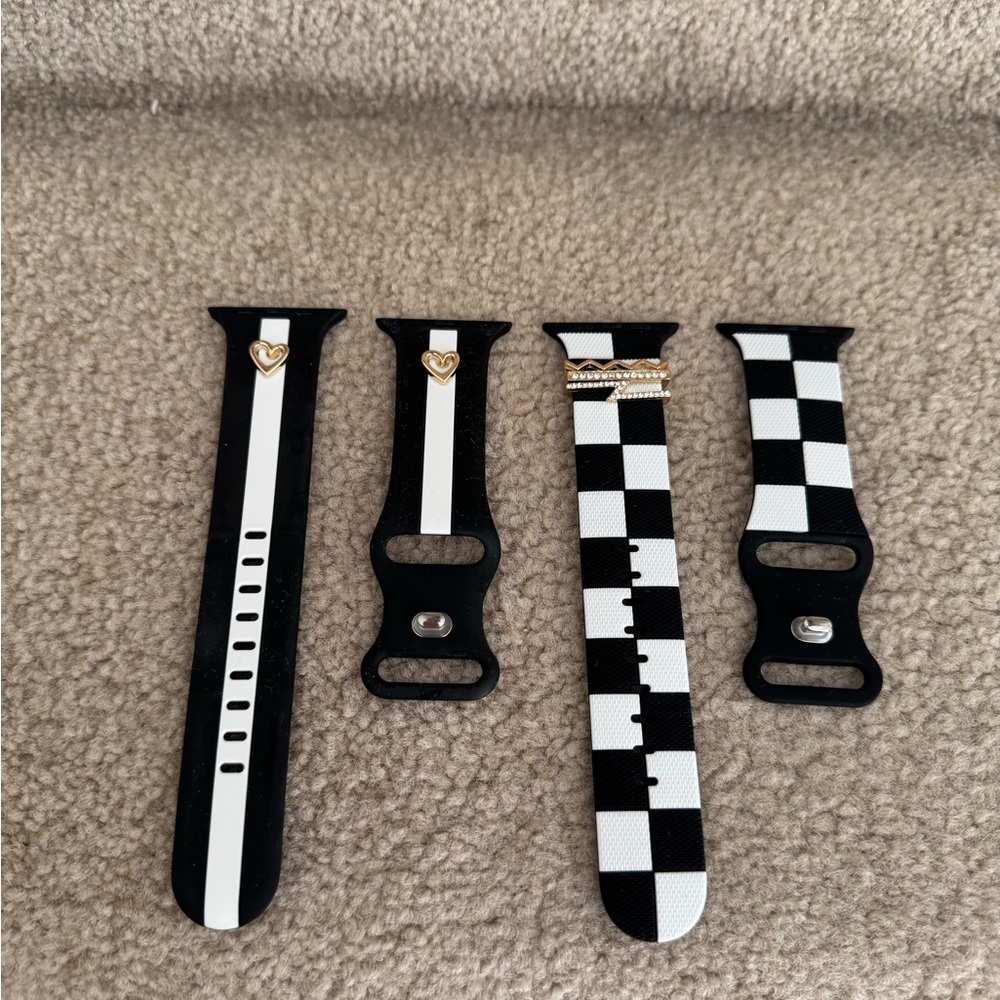 Strawberry Avocados medium/large Watch Bands set